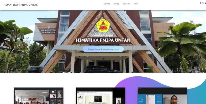 HIMATIKA FMIPA UNTAN — Organization Website